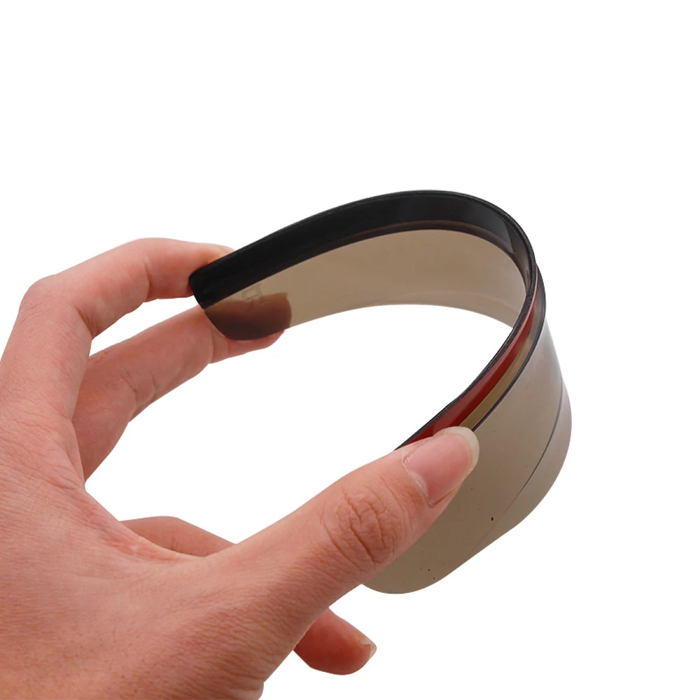 1 pair Black Car Rearview Mirror Rainproof Eyebrow Cover flexible PVC rain blade cover for Fiat Viaggio Abarth Punto Etc. | Автомобили и