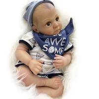 adolly 20 inch realistic reborn baby doll soft weighted simulation silicone vinyl newborn lifelike boy girl toy 20c002