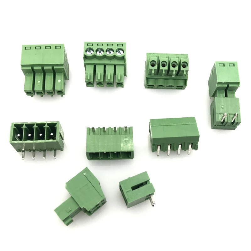 

Клеммная колодка 3,5 мм, 10 пар, 2/3/4/5/6/7/8/9/10 P, под прямым углом, KF15EDG-3.5 зеленый, rohs SR