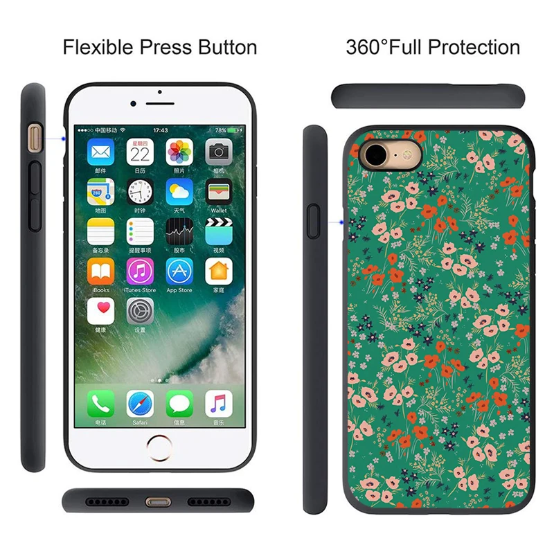 Зеленый чехол для телефона с изображением листьев и цветов huawei p20 p 30 lite Pro P smart mate 10