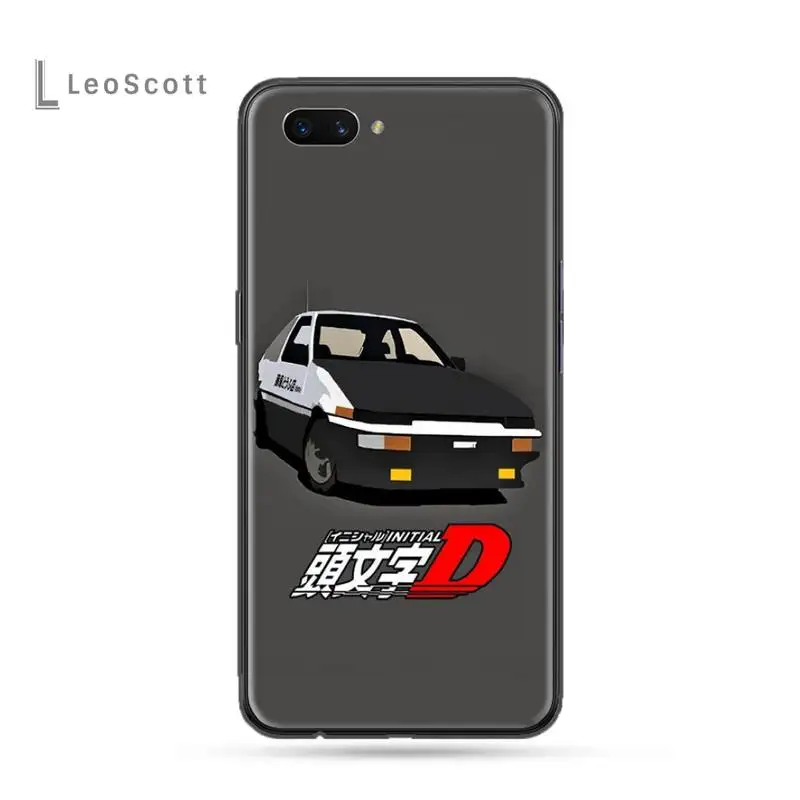 

Initial D car comic sport Phone Case For OPPO F 1S 7 9 K1 A77 F3 RENO F11 A5 A9 2020 A73S R15 REALME PRO