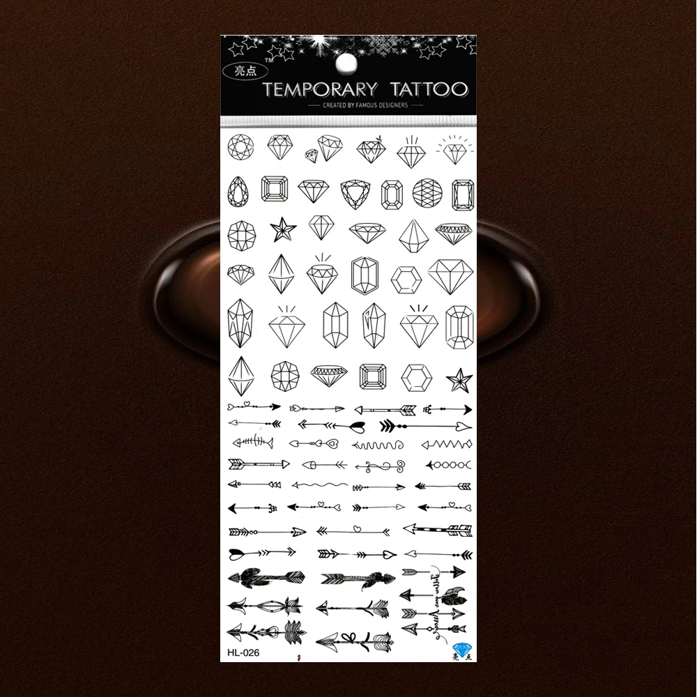 5 шт./лот водостойкая татуировка сердце рука Infinito бесконечность Временные