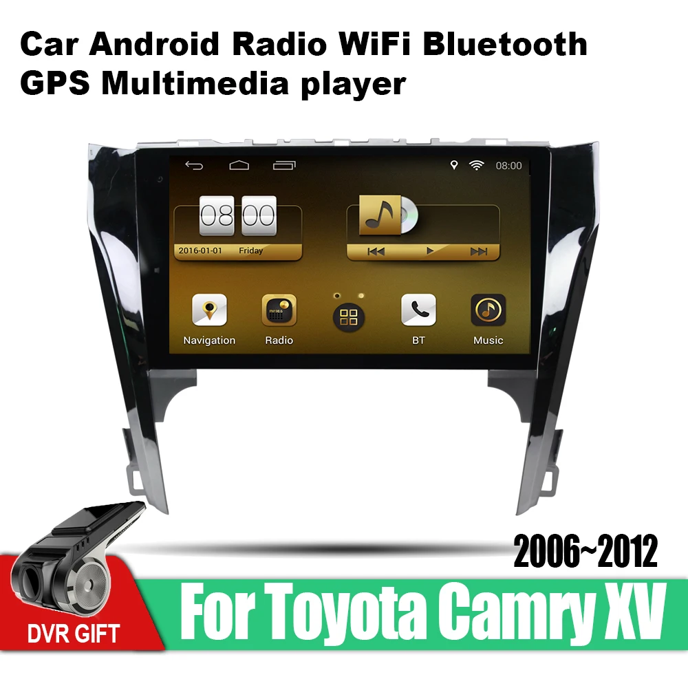 ZaiXi Android автомобильный 2 din Мультимедиа GPS навигация для Toyota Camry XV 2006 ~ 2012 vedio стерео