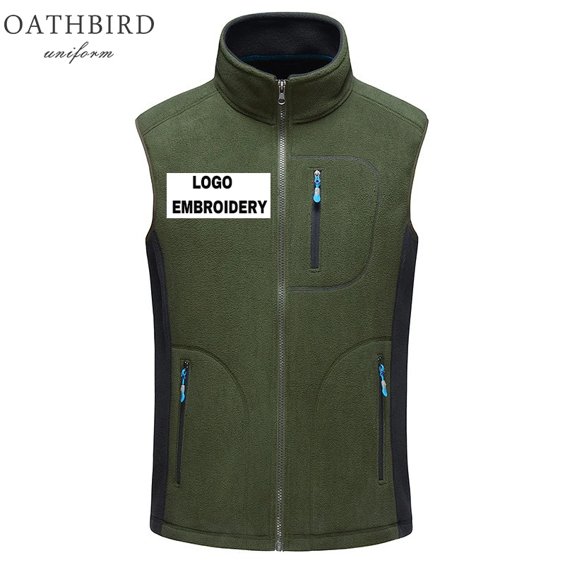 Зимний жилет с вышивкой логотипа сделай сам/куртка без рукавов индивидуальным