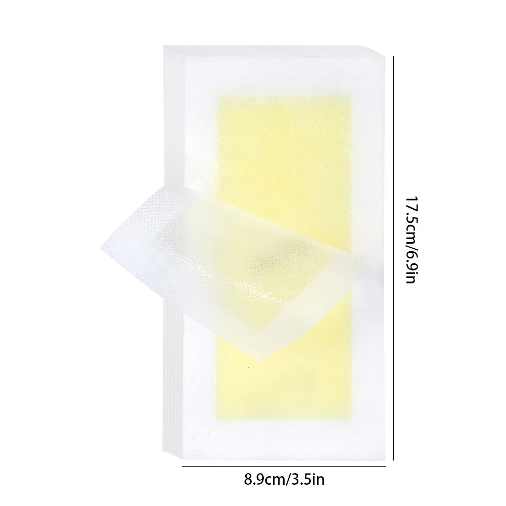 

20Pcs Hair Removal Tool Wax Strips Waxing Wipe Sticker For Face Leg Lip Eyebrow Leg Arm Body Hair Removal Two Side Mini Size