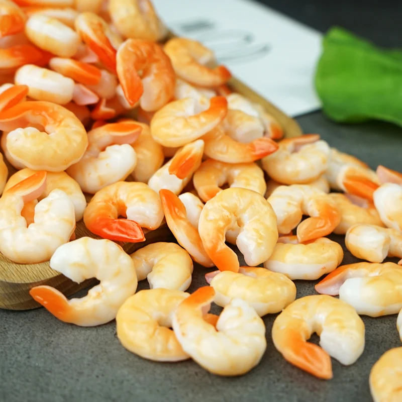 5 шт. искусственная еда имитация креветки декоративная модель еды форма домашнее