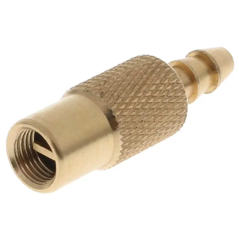 1 шт. Авто Латунные 6 мм шины колеса воздушный патрон насос клапан зажим разъем