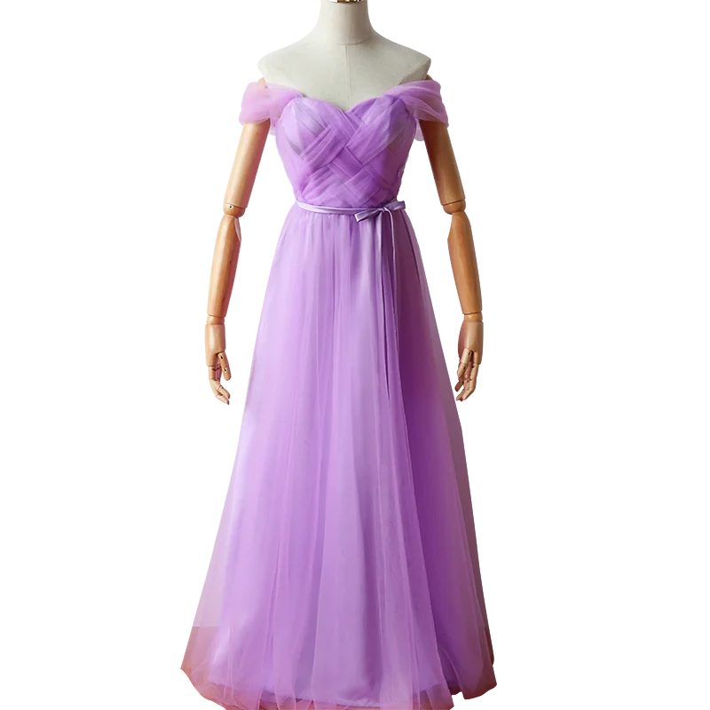 Фиолетовое платье для выпускного вечера сексуальное гостей свадьбы Элегантное
