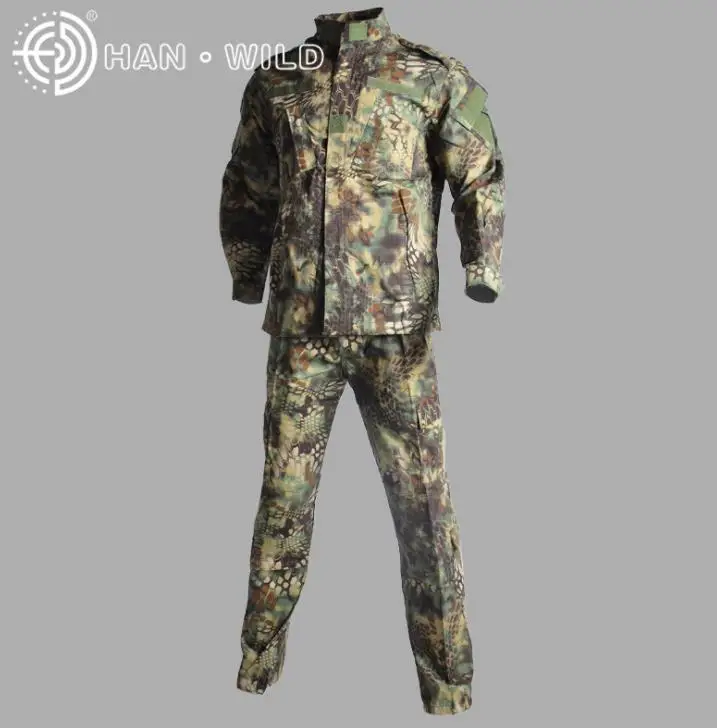 09 Тактический Ghillie костюм камуфляжная охотничья одежда рубашка+ брюки Мультикам военные армейские тренировочные костюмы страйкбол мужская одежда - Цвет: 09