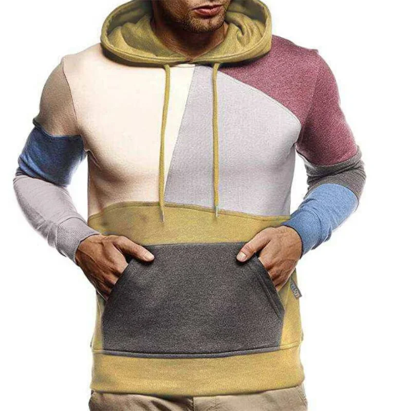 

Mens Fleece Hoodies 2020 Autumn Winter Streetwear Hooded Sweatshirt Fashion Hoodie Casual hip hop Sweatshirt New Men Tracksuit