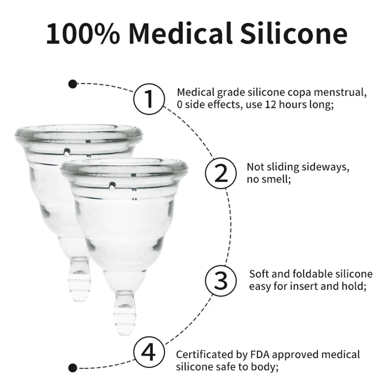 Складные менструальные чаши медицинская силиконовая менструальная чаша