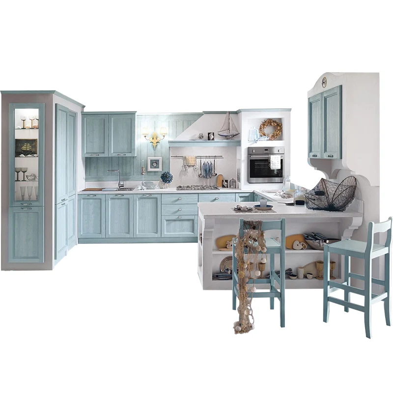 Мебель кухня/современный полный комплект домашний дизайн модель кухонного