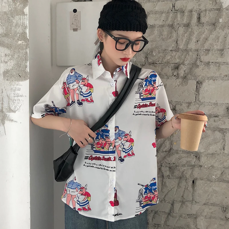 

harajuku chemisiers et blouses femme Women's Clothing Female Blouses sexy Shirts New summer tops plus size camisetas mujer