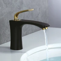 bathroom basin faucet total brass sink mixer tap hot cold single handle deck mounted goldblackchrome water crane faucet