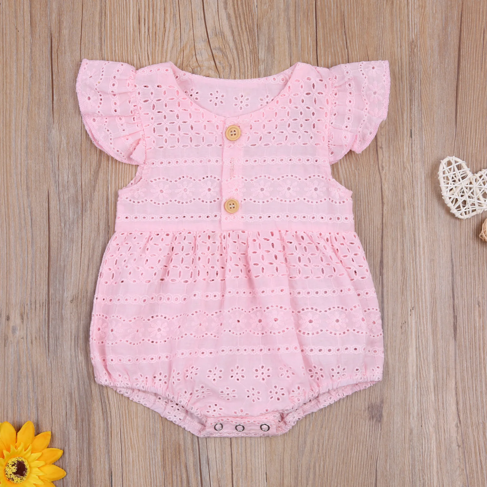 

Комбинезон Pudcoco, для девочек, однотонный, с рукавами-фонариками