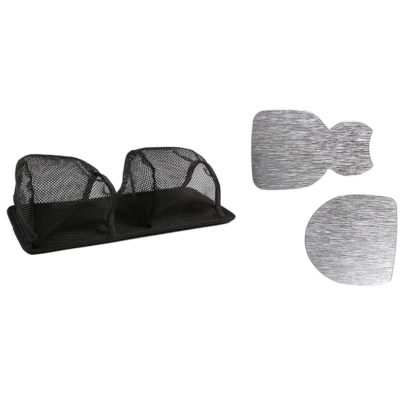 

Fabric Black Trunk Side Storage Bag With Water Cup Holder Anti-Scratch Sequin Sticker For Land Rover Defender 110 2020