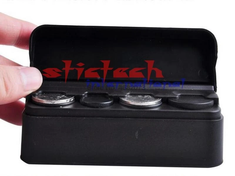 Через dhl или ems 100 шт. Авто отделение для монет Чехлы хранения Коробки Пластик