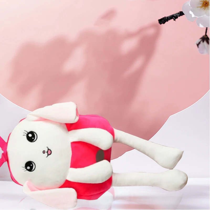 Новинка 2020 сетчатый красный рюкзак уши можно перемещать для танцев детского сада