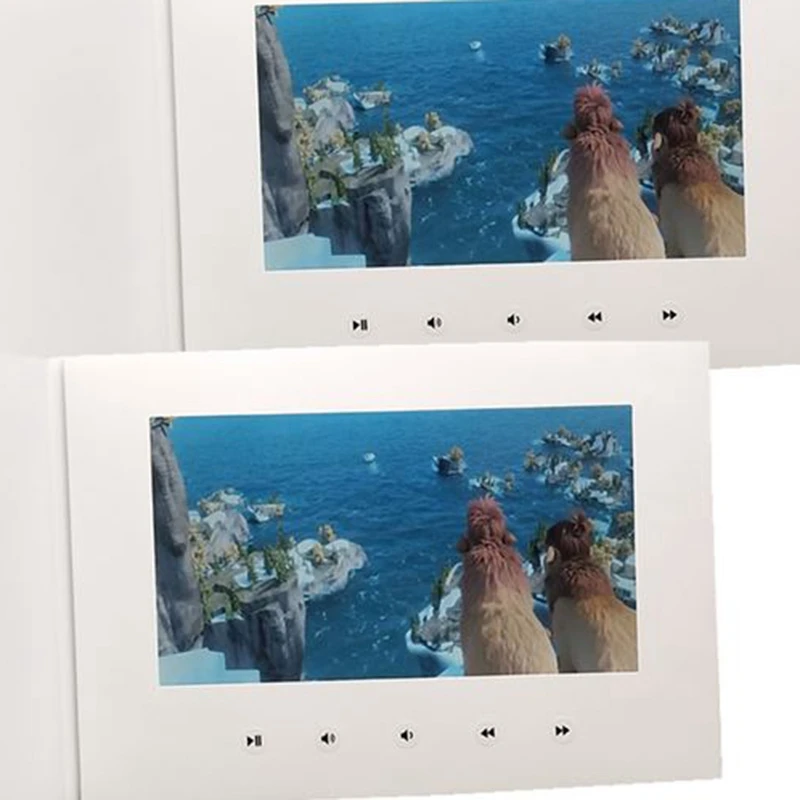 4 3 дюйма новое видео поздравительная открытка презентации цифровой рекламы