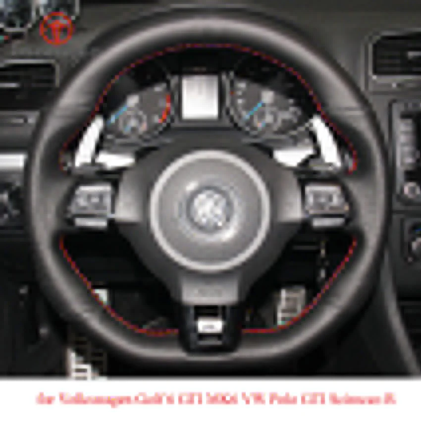 Задняя панель LQTENLEO из Натуральной Черной Кожи для Volkswagen Golf 6 GTI MK6 VW Polo Scirocco R Passat CC