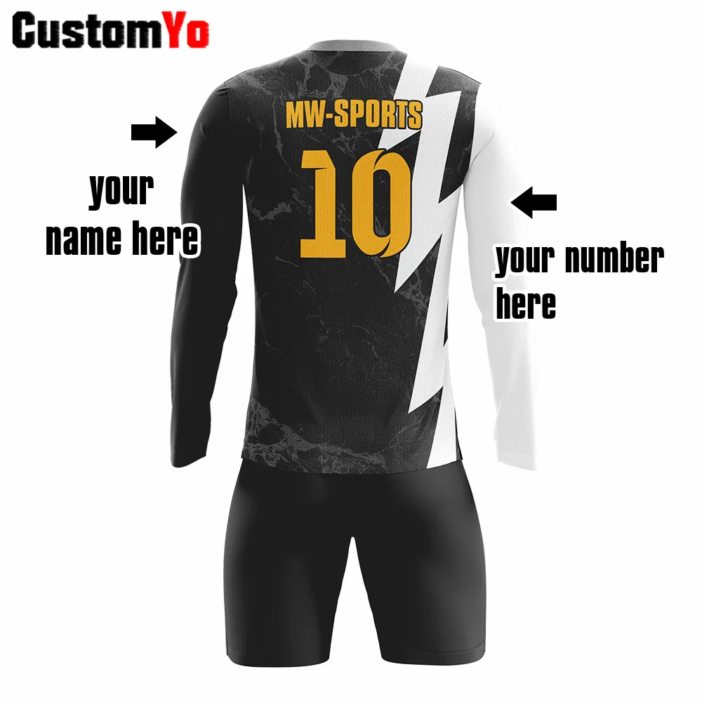 Индивидуальный принт с именем игрока логотип клуба футбольные рубашки