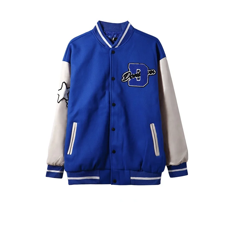 

High Street American Baseball Uniforms 2021 Spring New Men's and Women's Loose Casual Jackets Jackets Trendy Couple Jackets