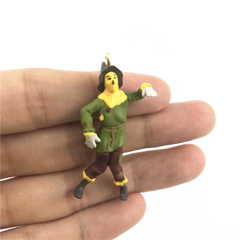 

1 шт., 4 см, изысканное мастерство, маленький размер, Волшебник страны Оз, пугал, модель, украшения, подвеска, мини-коллекционные украшения