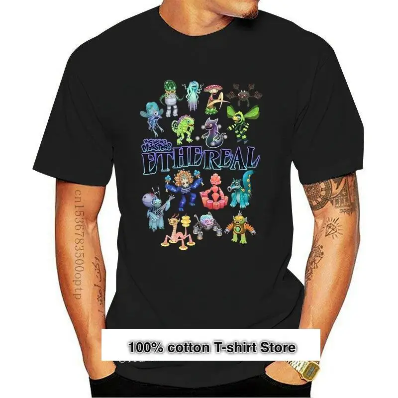 

Camiseta de manga corta para hombre y mujer, camisa con estampado de monstruos eténicos, nueva de 2021