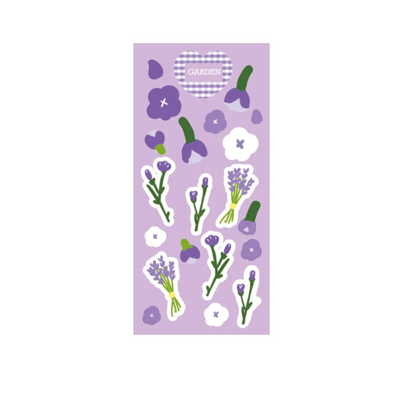 

1 pcs Cute Flower Ribbon Butterfly Decorative PVC Stickers Colorful Diy Scrapbooking Diary Album Kawaii Stationery Sticker