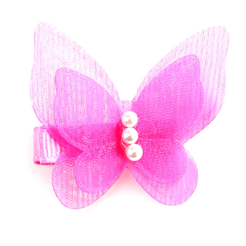 Pinzas para el pelo con lazo de mariposa para ni&ntilde;a, 5 piezas, pinzas para el pelo, horquilla para ni&ntilde;o, accesorio para la cabeza, feliz-3