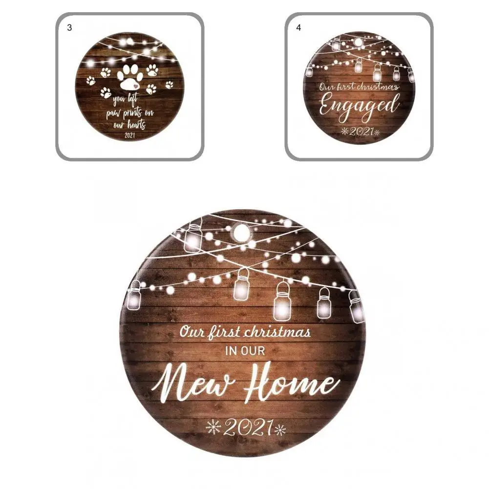 

Convenient Bright Color Exquisite Christmas Xmas Tree Plaque for Friends