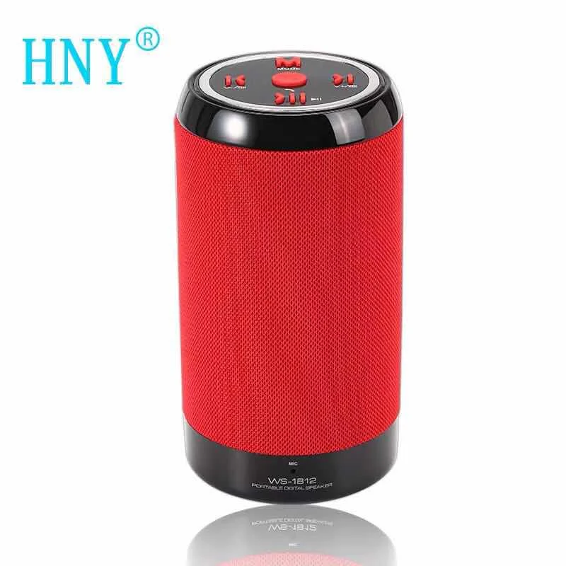 Портативная Bluetooth Колонка HNY 10 Вт беспроводная стереоколонка тканевый сабвуфер s