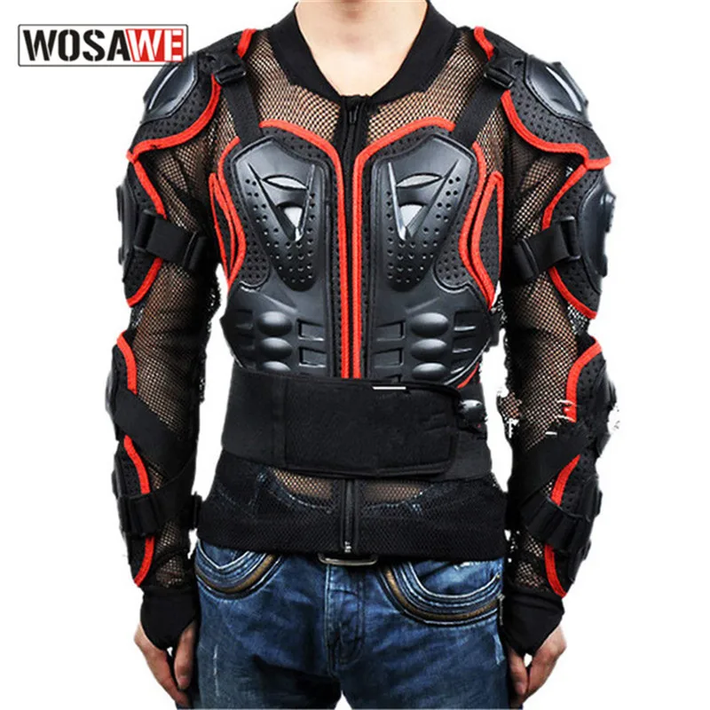 

WOSAWE Snowboard Skiing Skate Motorcycle Body Protection Motocross Racing Armor Chest Protective Jacket Gear Hip Pads Protector
