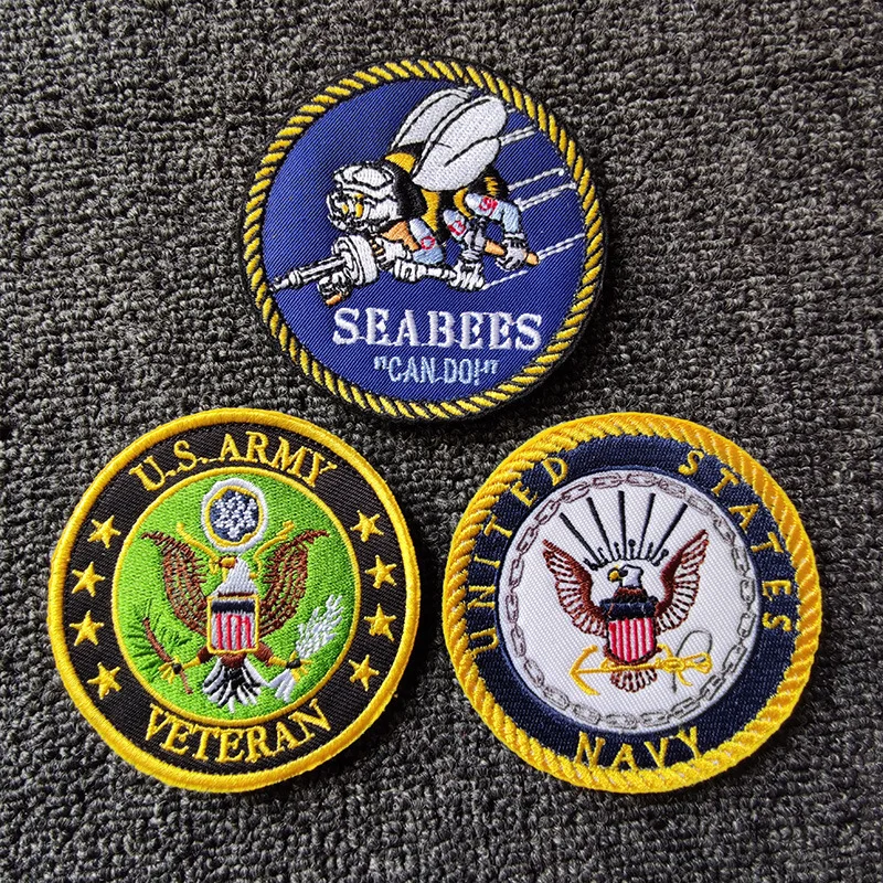 Повязка на руку в стиле милитари армии США морской флота Seebees | Дом и сад