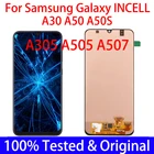 100% Оригинальный AMOLED дисплей для Samsung Galaxy A30 A305 A50 A505 A50S A507 Полный ЖК сенсорный экран дигитайзер в сборе incell