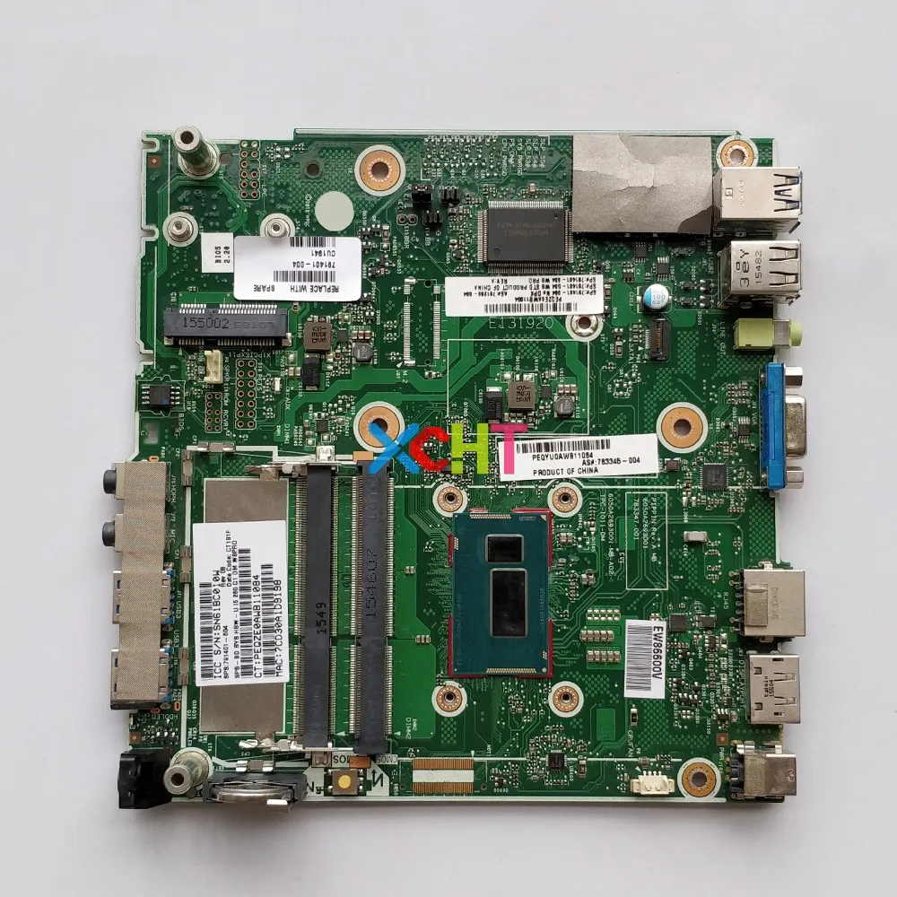 Для настольных мини-ПК HP 260 G1 791401-604 791401-004 791401-504 Вт i5-4210U материнская плата