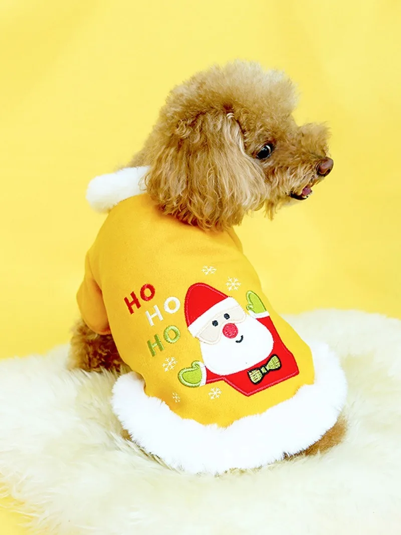 

Dog clothes winter clothes pet supplies clothing Plaid puppy Christmas coat cat spring and autumn dog costumes for small dogs