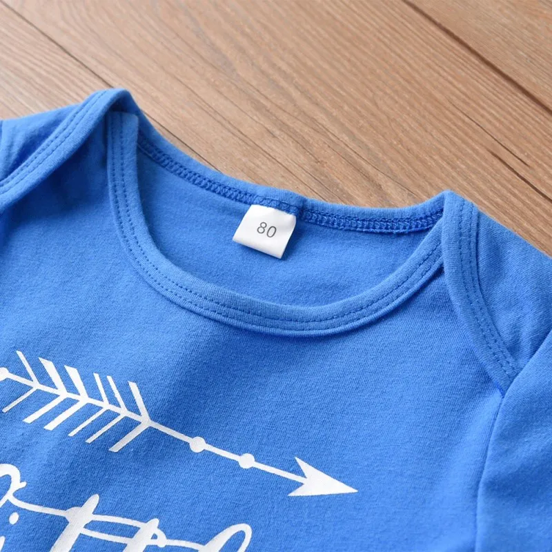 

2021 0-18M Baby Boys Girls Romper Newborn Infant Solid Color Letter Printed Jumpsuit Toddler Kids Summer Romper