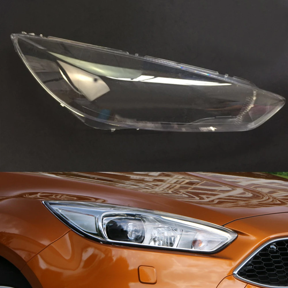 Для Ford Focus фары объектив фары автомобиля крышка Замена прозрачные линзы Авто оболочка Крышка - Цвет: Passenger Side