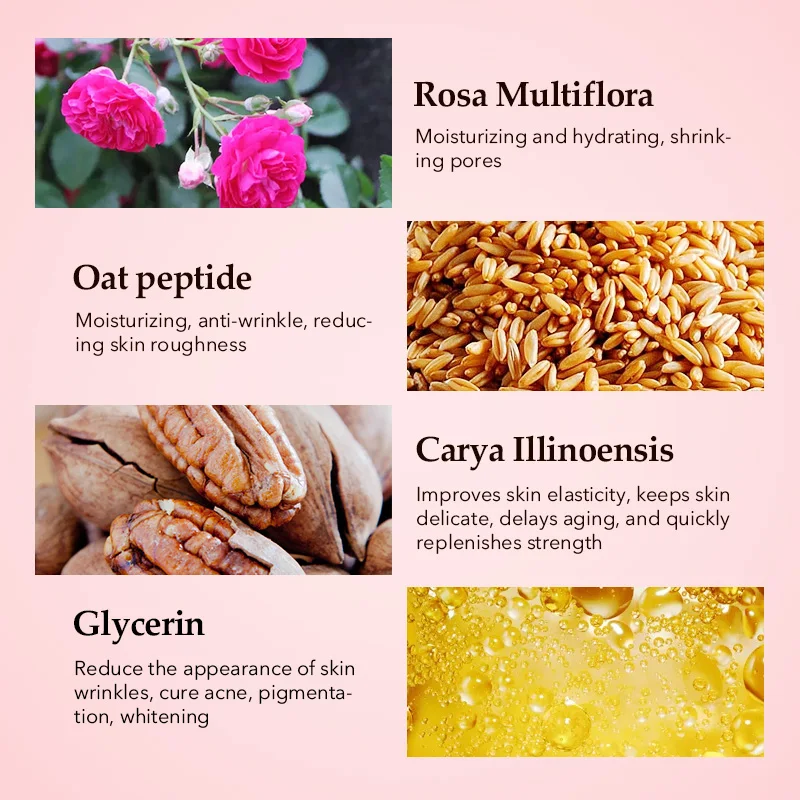 

200g Rose Exfoliating Gel Body Massage Exfoliating Scrub Whitening Moisturizing Peeling Gel Peeling Cream Gel Body Scrub