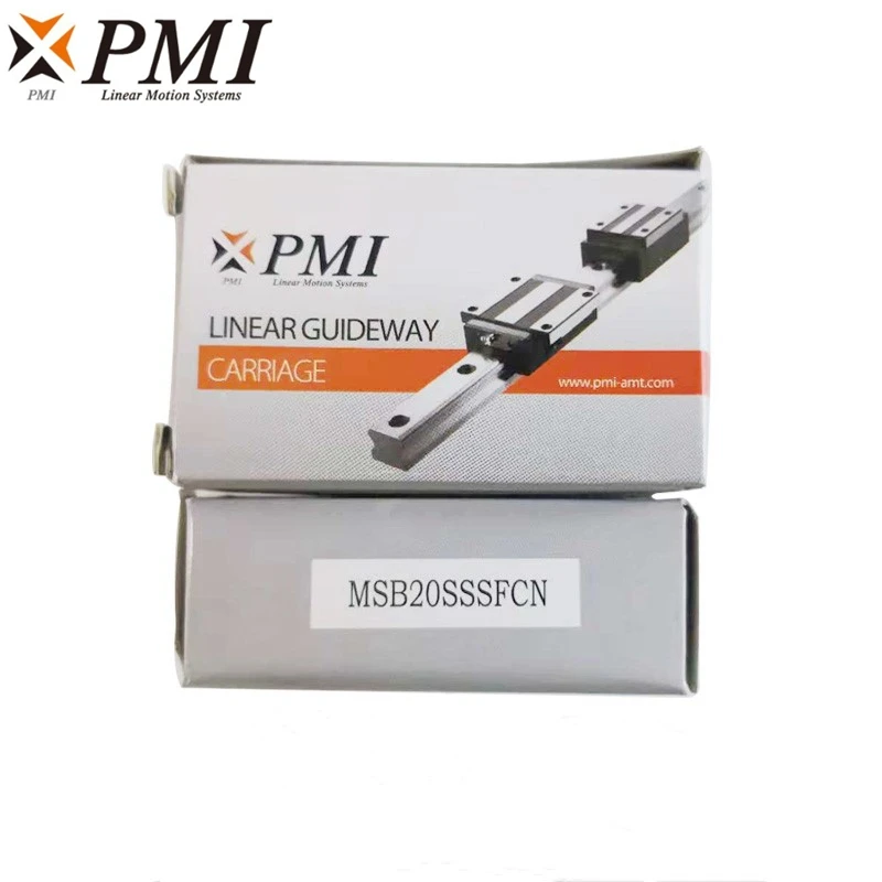 Original Taiwan PMI MSB20S MSB20S-N MSB20SSSFCN линейные направляющие каретки блока для CO2 лазерной машины ЧПУ-роутера.