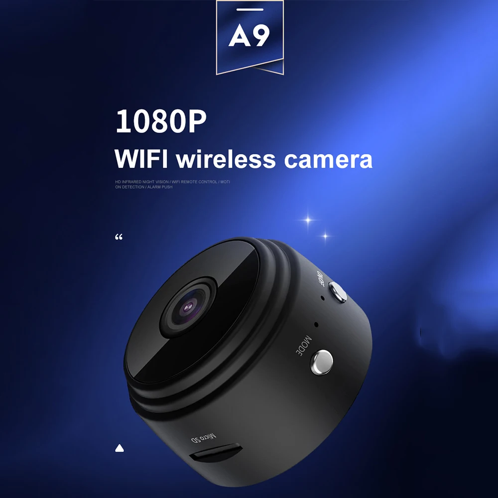 Мини Wi-Fi-камера 1080P HD IP-камера беспроводная домашняя Камера Безопасности ИК