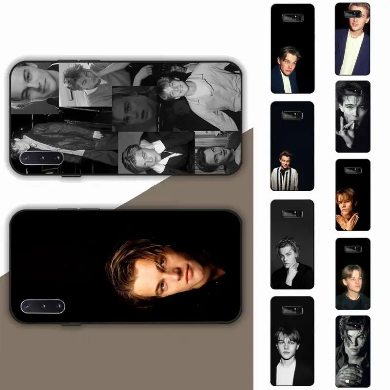 

American actors Leonardo DiCaprio Phone Case for Samsung Note 5 7 8 9 10 20 pro plus lite ultra A21 12 72
