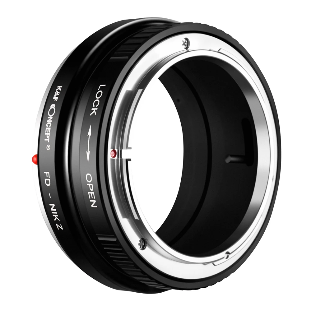 K&ampF Concept Lens Mount Adapter for Canon FD FL to Nikon Z6 Z7 Camera | Электроника