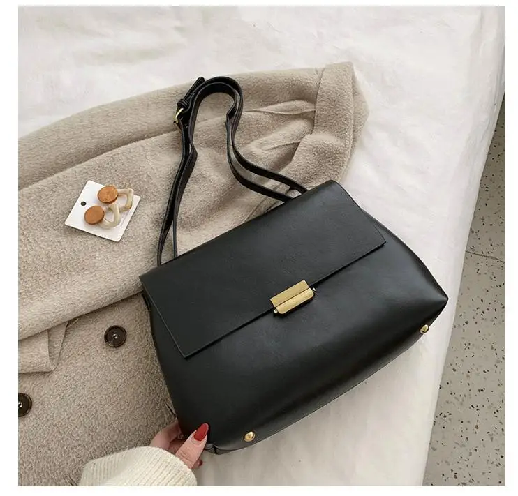 Новинка 2020 женская сумка через плечо из искусственной кожи мягкая кожа