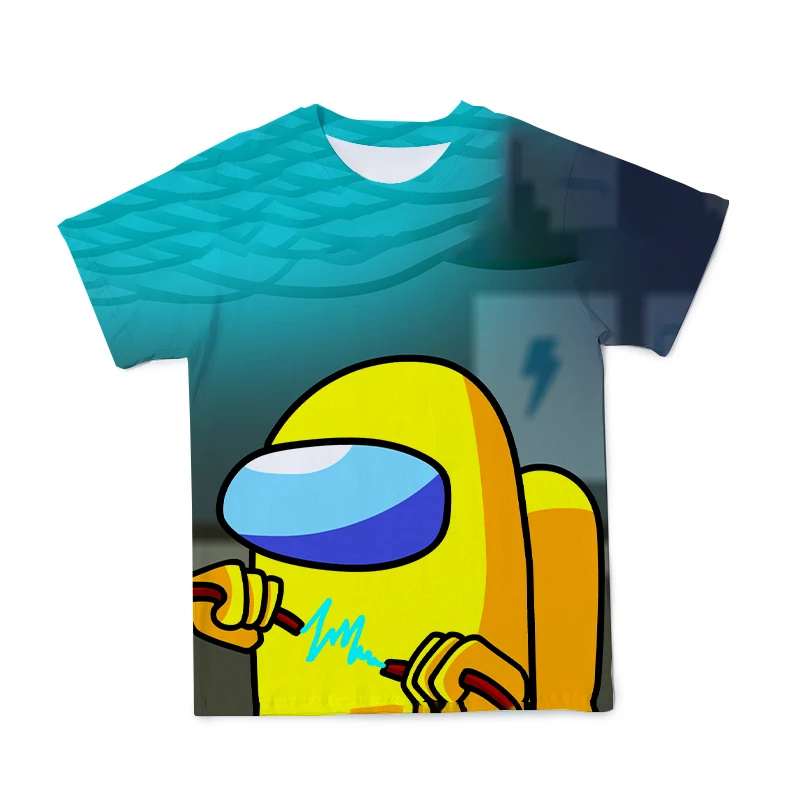 

Among Us avatar Kids Pink T-Shirt Print Girls Funny Clothes Boys Costume Children 2021 Summer Tops amongus Kids Clothes Tshirts