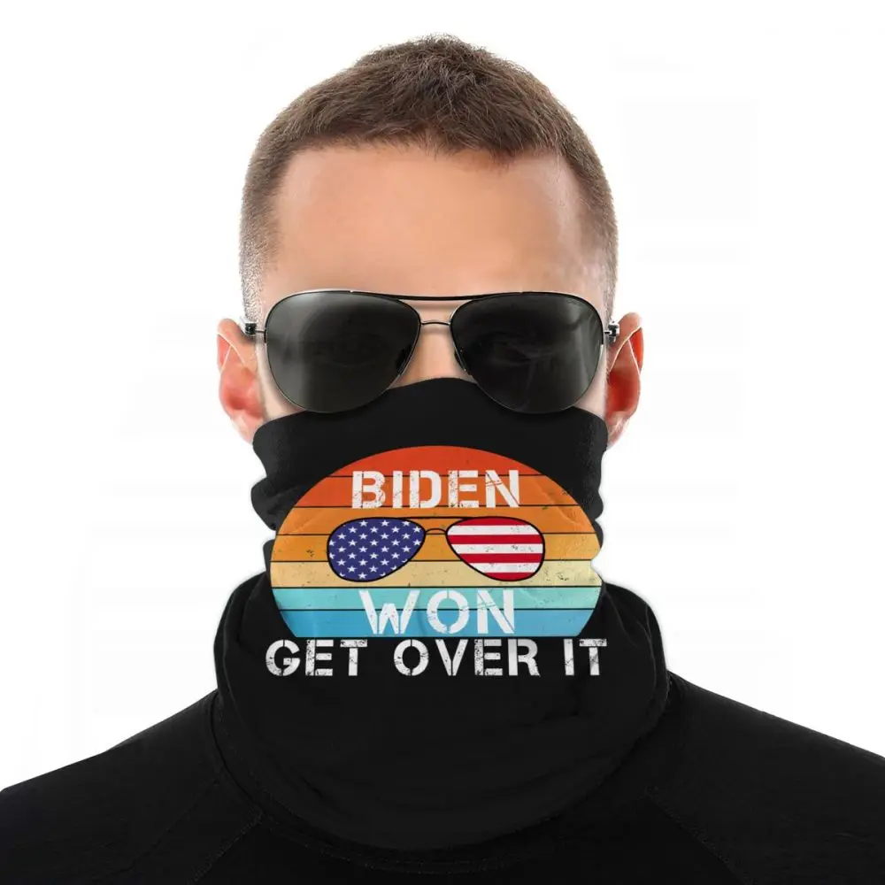 

Biden President 2020 Make America Kind Again Scarf Neck Face Mask Halloween Neck Gaiter Seamless Bandanas Polyester Headwear
