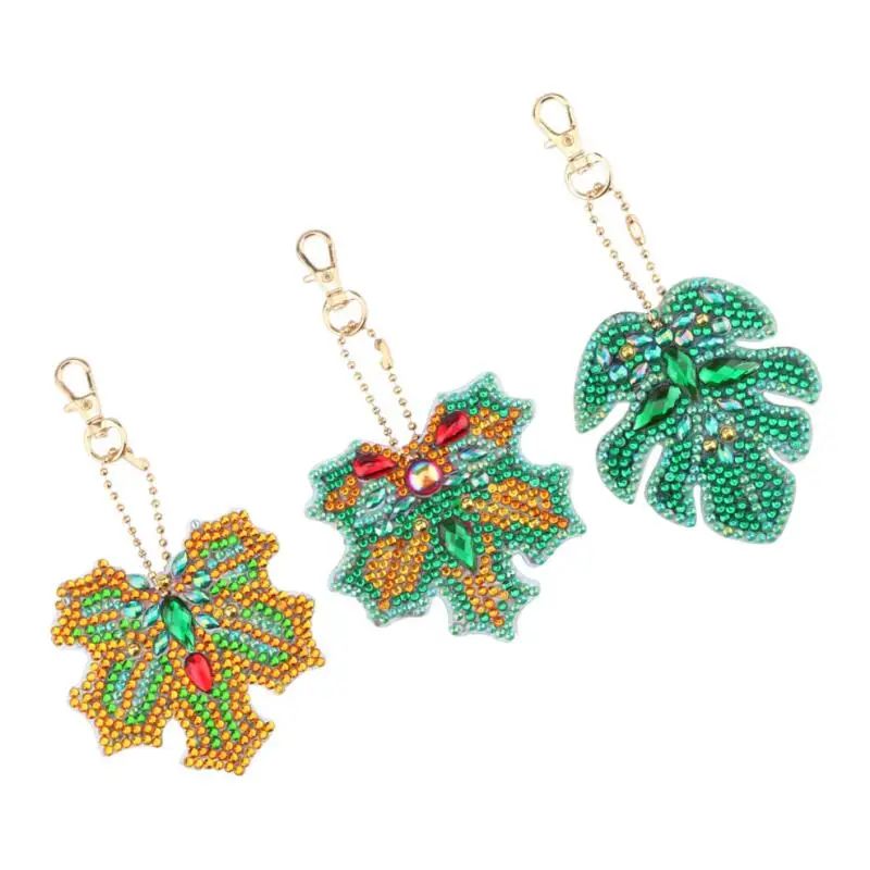 Full Drill Special Shaped Diamond Painting Key Ring Keychain Pendant Decors | Дом и сад