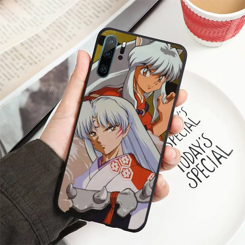 

Inuyasha Sesshoumaru japan anime Phone Case For huawei p30 p40 p20 lite pro p smart 2019 2020 nova 6 7 se pro 5t cover