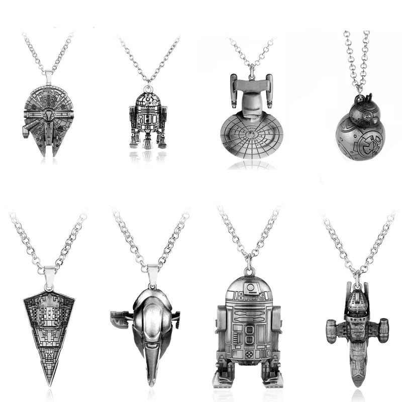 Звездные войны космический корабль BB8 R2-D2 Robot Millennium Подвеска Ожерелье Сокол